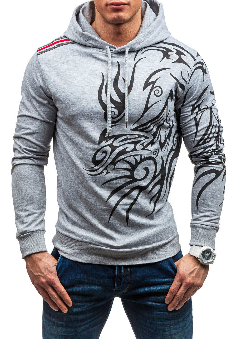 Hoodie met drakenprint
