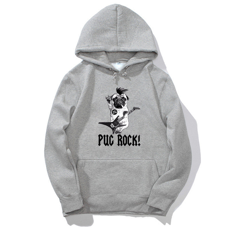 Populaire hoodie met PUG-print