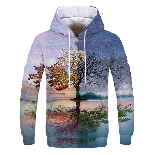 Fotografie landschap digitale print hoodie