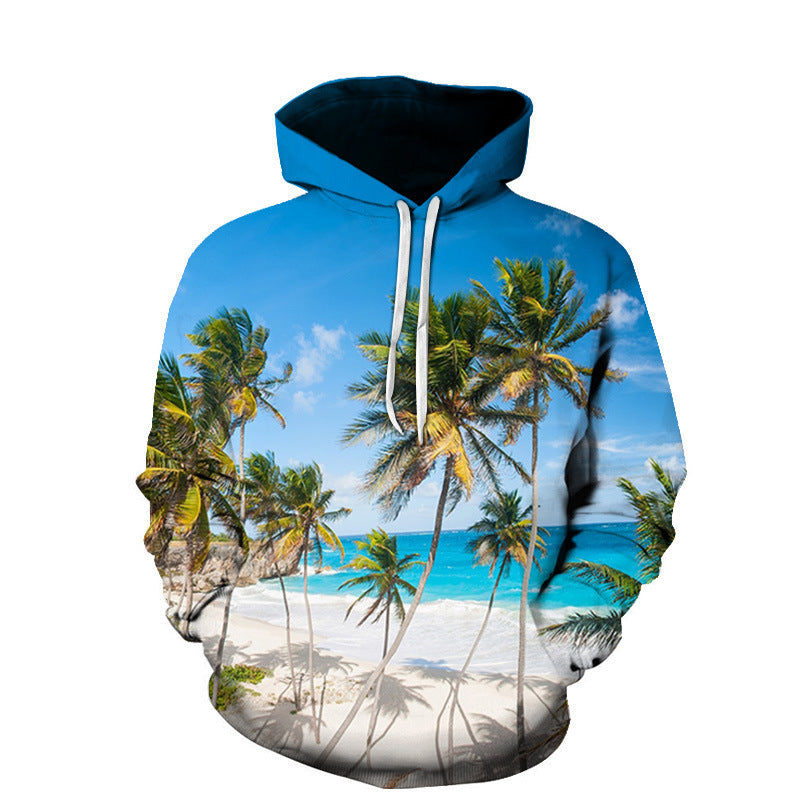 Strand Maple Leaf Koppels Sport Truien Heren En Dames Casual Hoodies