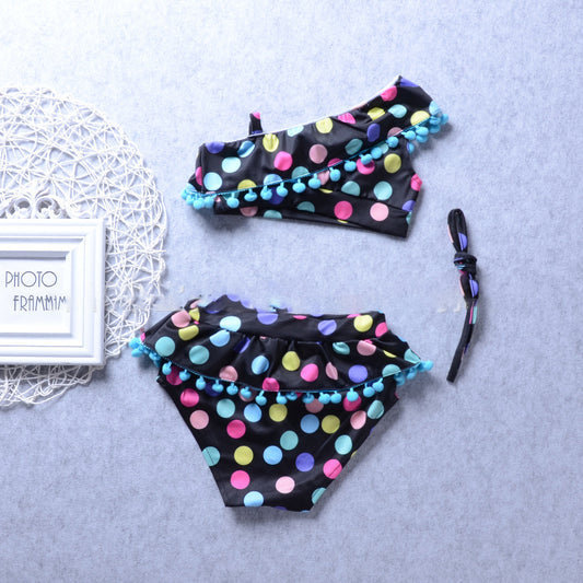 Pudcoco Schattige Meisjes Bikini Set met Polka Dot voor Peuters/ Kinderen