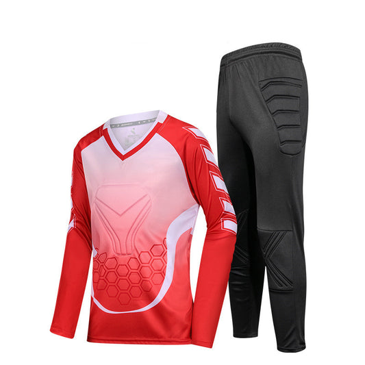 Sportwear 2-delige Set voor Keeper T-shirt met Lange Mouwen & Broek voor Tieners