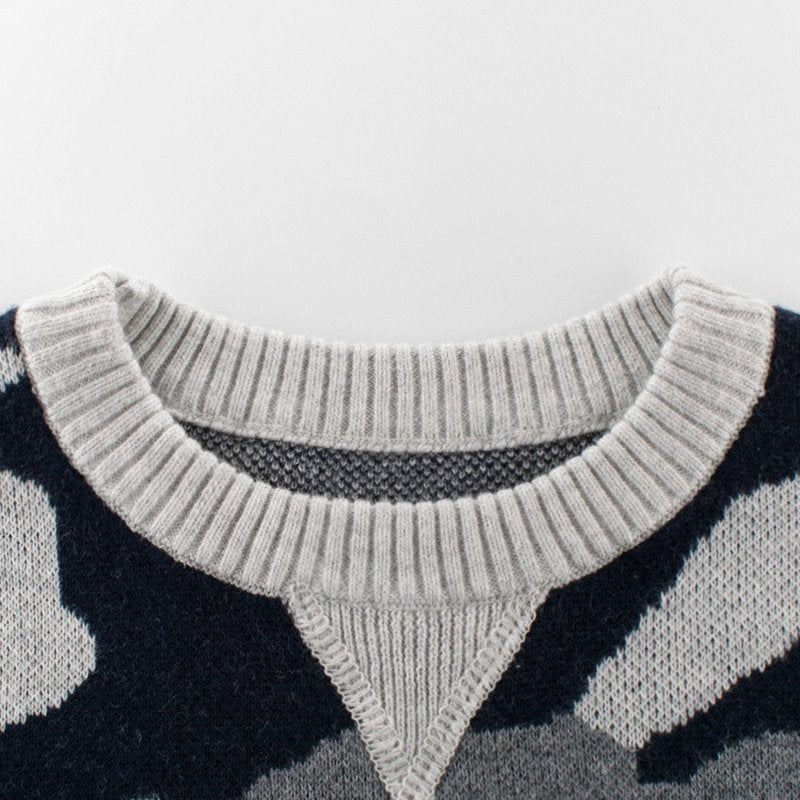 Modieuze Wintersweater met Ronde Hals voor Kinderen