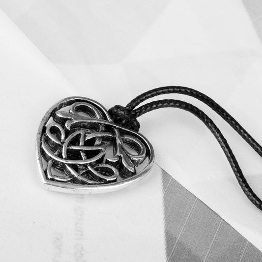 Europese Vintage Keltische Hartknoop Halsketting (Symbool Eeuwige Liefde) voor Dames