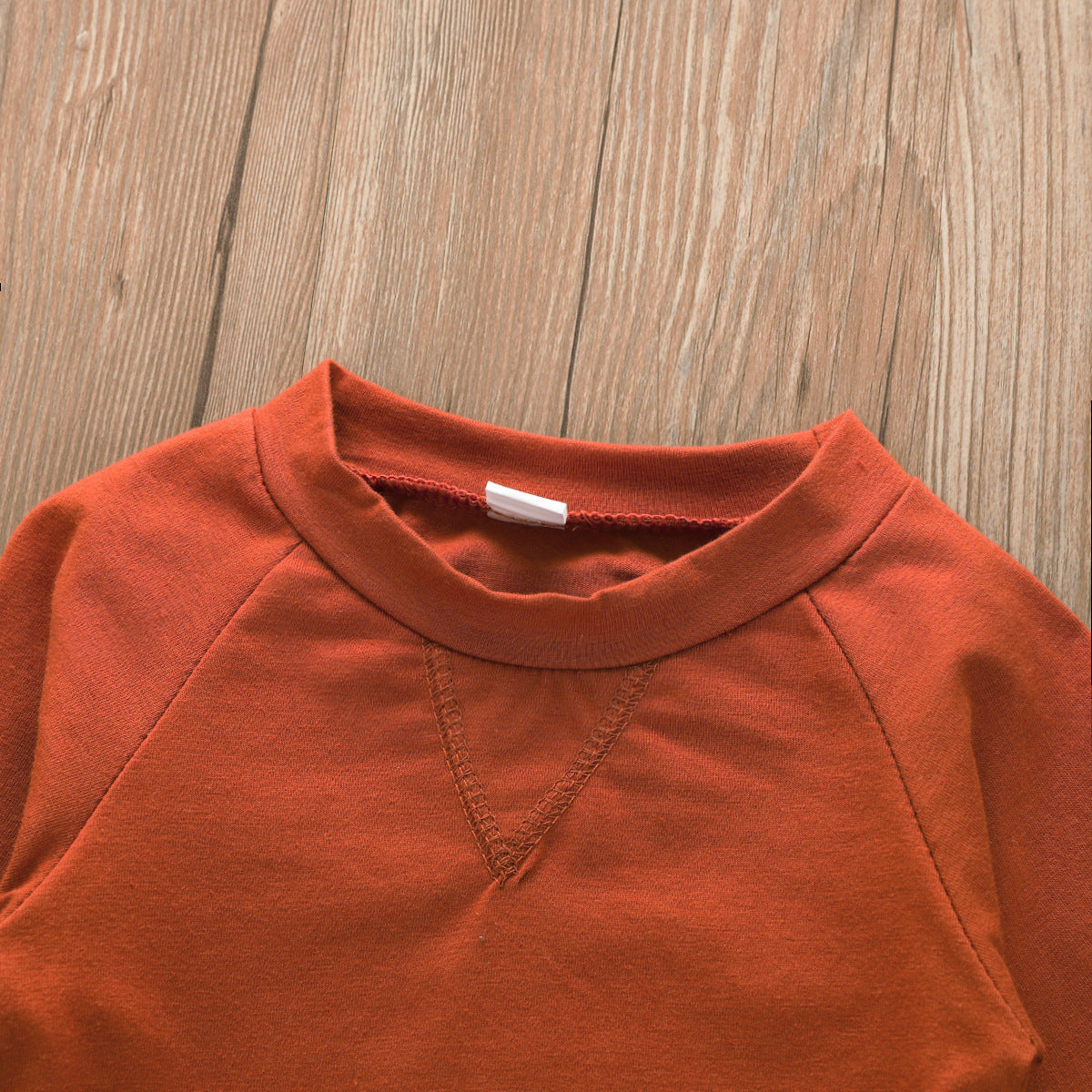 Europese en Amerikaanse Stijl Tweedelige Set Effen kleur Sweatshirt & Gestreepte Broek voor Baby's/ Peuters