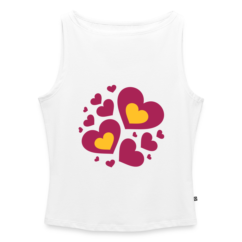 Vrouwen tanktop met U-hals - wit