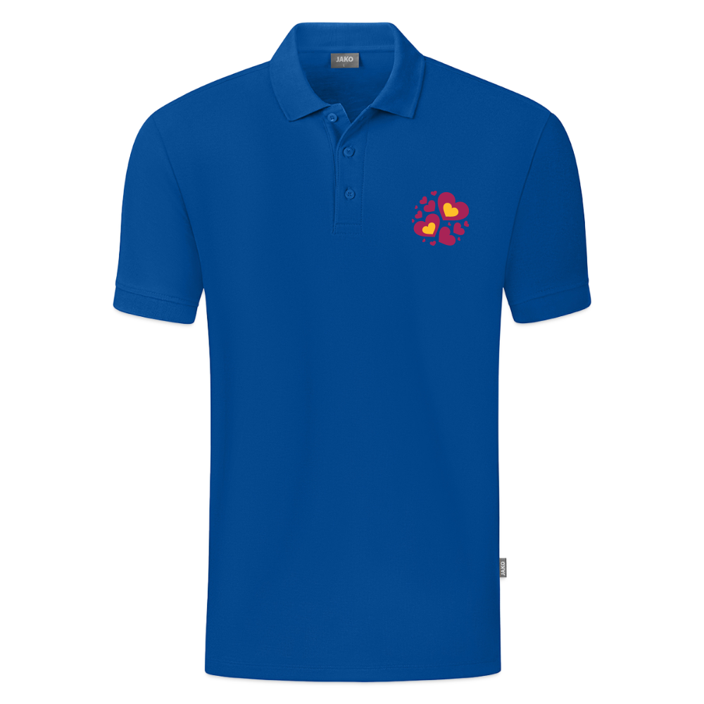 JAKO Mannen Polo Organic - blauw