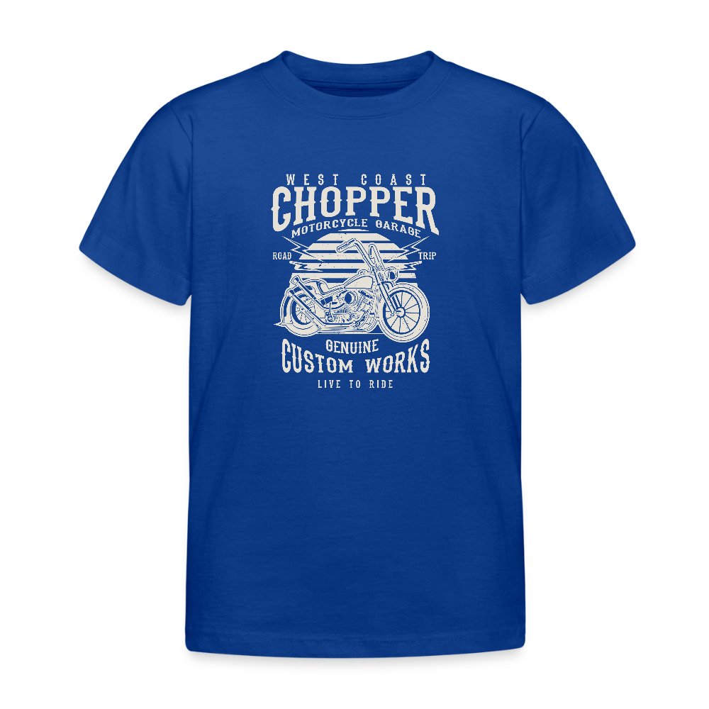 Kinderen T-shirt - koningsblauw
