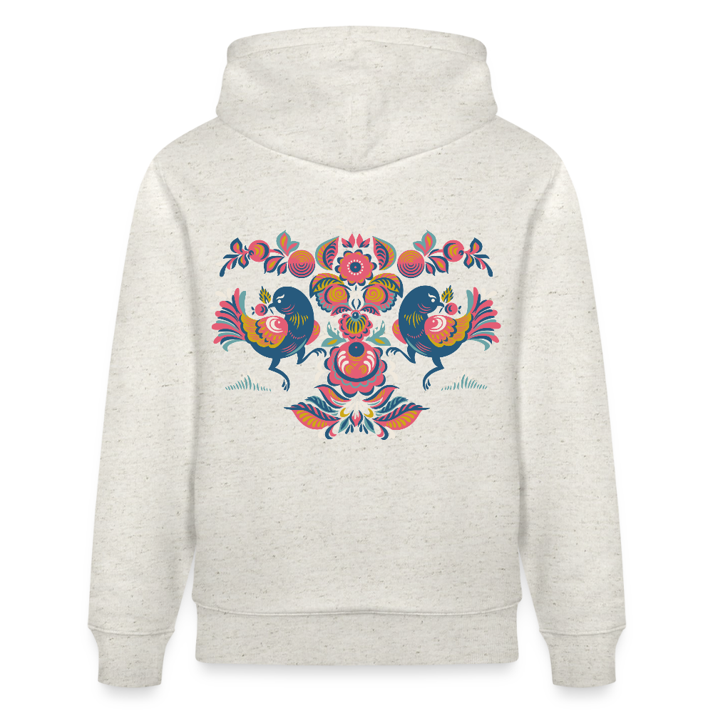 Stanley/Stella Uniseks bio-hoodie CRUISER - beige gemêleerd