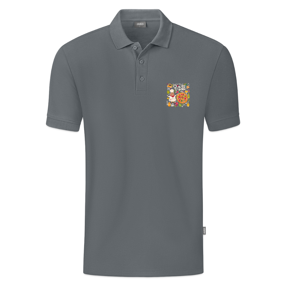 JAKO Mannen Polo Organic - grijs