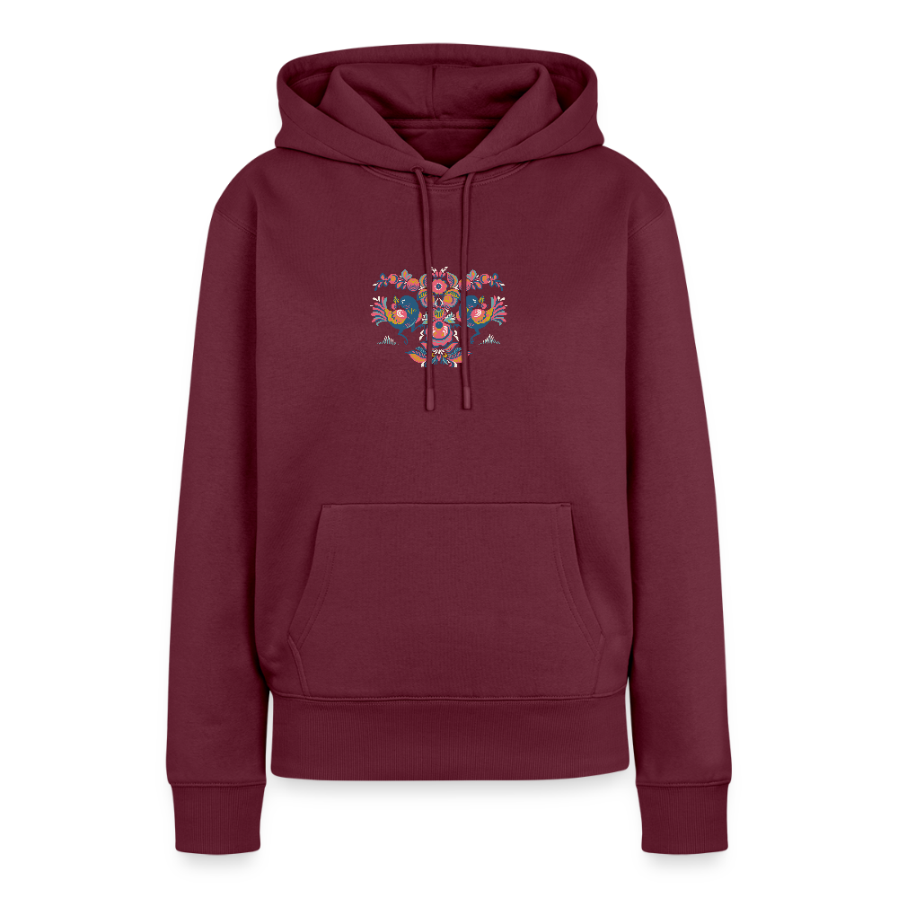 Vrouwen Premium hoodie - bourgondisch