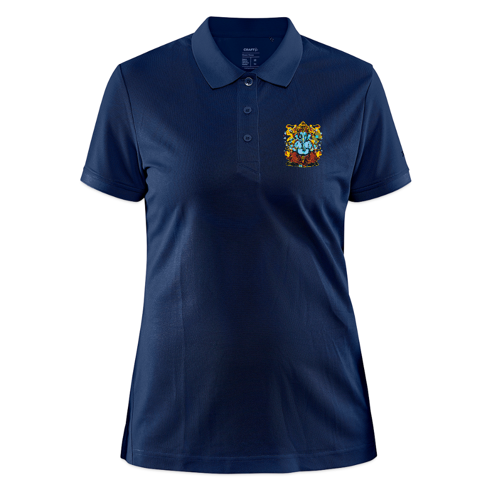 CRAFT Core Unify damespolo - navy gemêleerd
