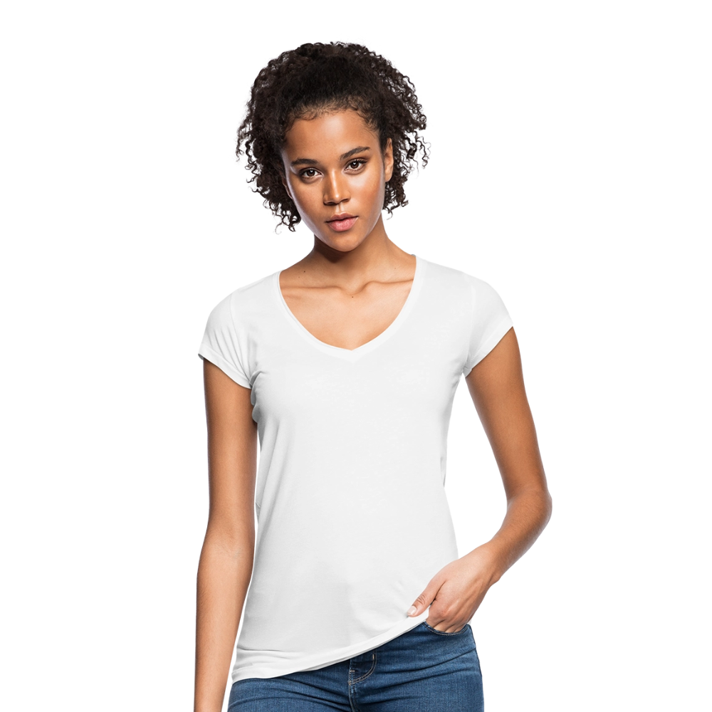 Vrouwen Vintage T-shirt - wit