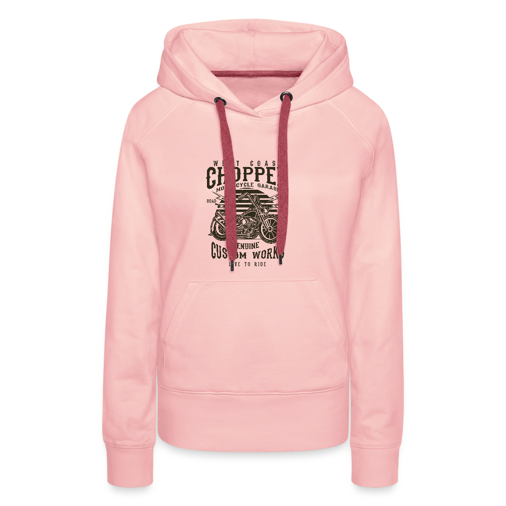 Vrouwen Premium hoodie - kristalroze