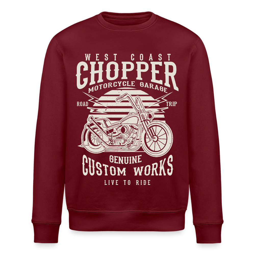 Stanley/Stella Uniseks bio-sweatshirt ROLLER - bourgognerood