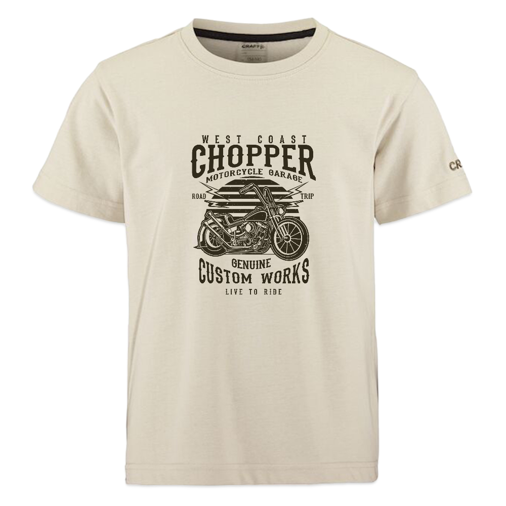 CRAFT Community 2.0 tieners T-shirt - beige