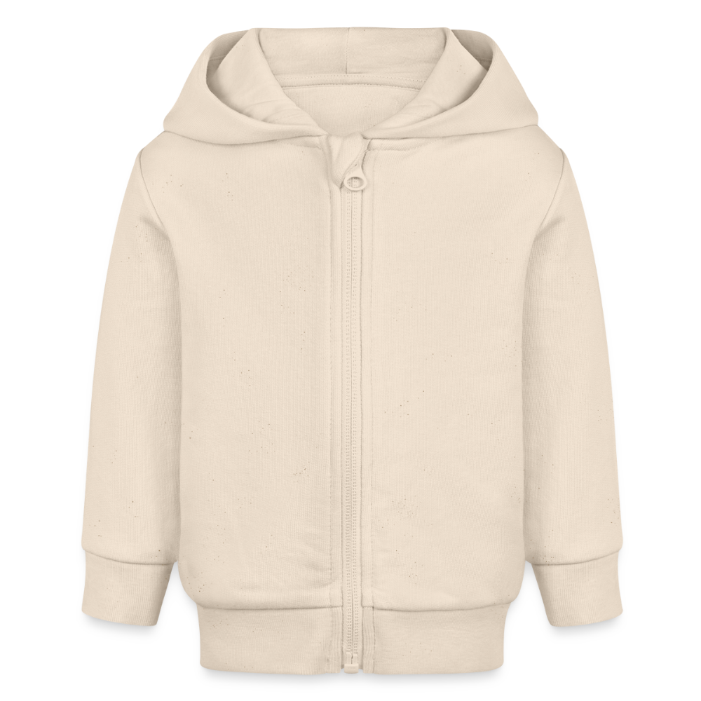 Stanley/Stella Bio zip-hoodie BABY CONNECTOR - witgrijs
