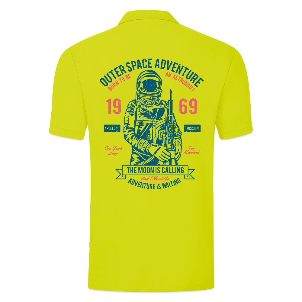 JAKO Mannen Polo Organic - limegroen
