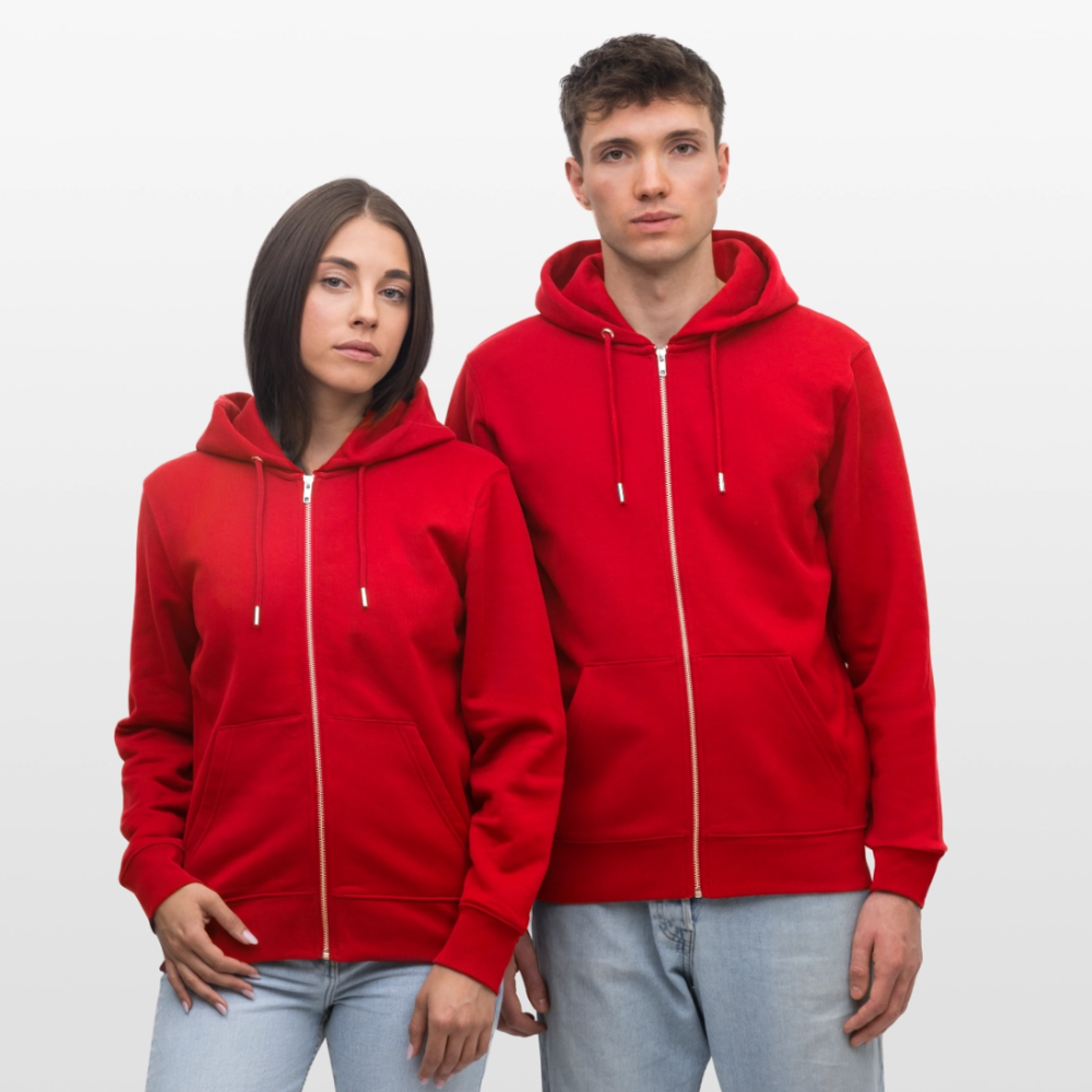 Stanley/Stella Uniseks bio-ziphoodie CULTIVATOR - rood