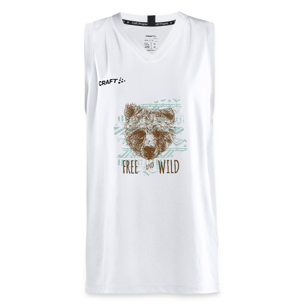 CRAFT Progress teenager basketbalshirt - wit