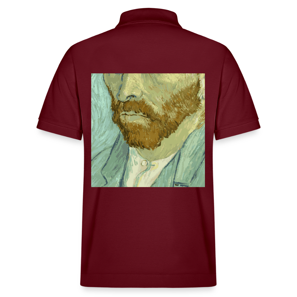 Stanley/Stella uniseks bio poloshirt PREPSTER - bourgognerood