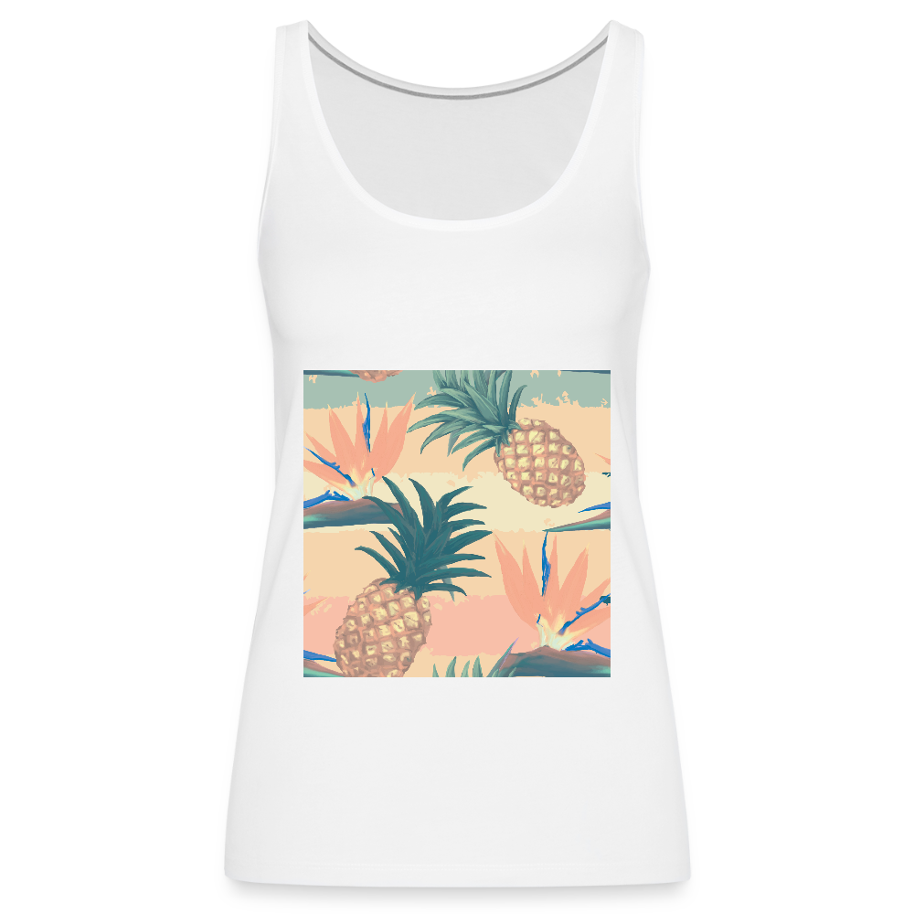 Vrouwen Premium tank top - wit