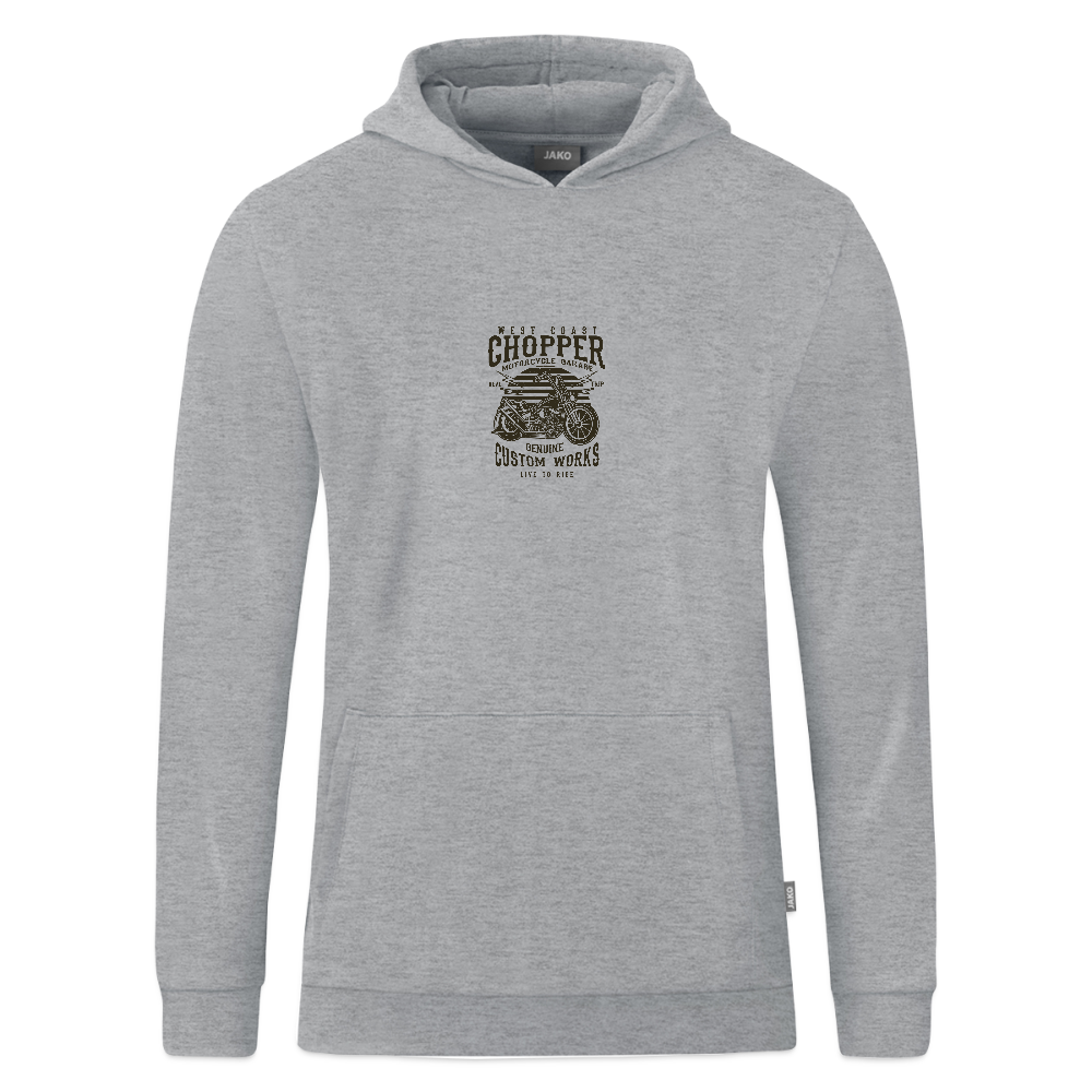 JAKO Kinderhoodie Organic - grijs gemêleerd