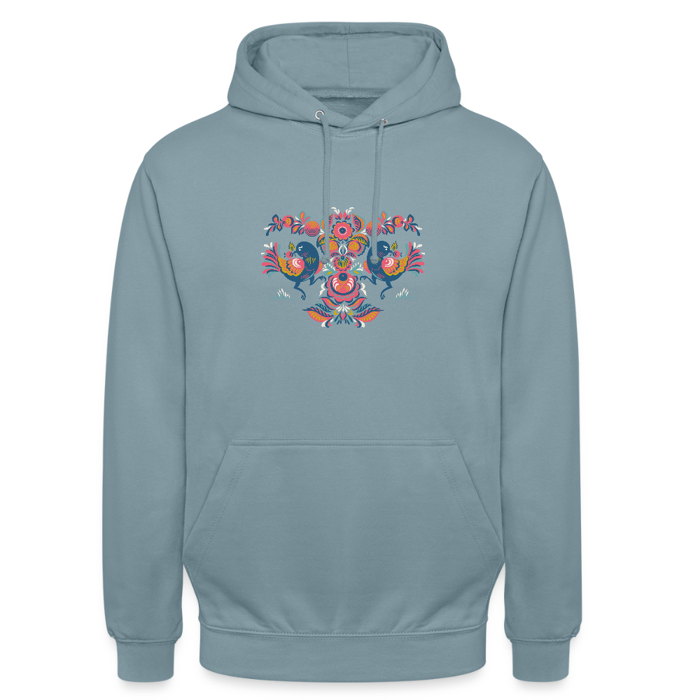 Hoodie unisex - nevelblauw