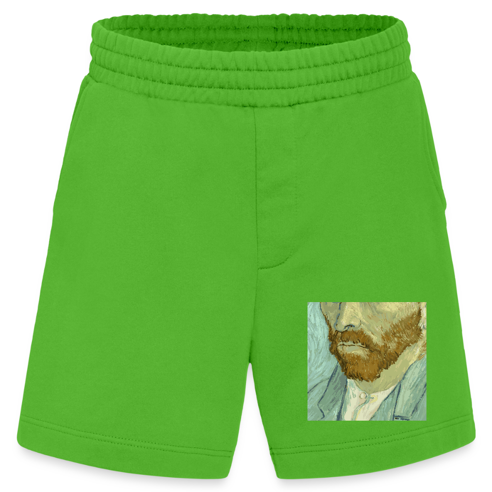 Heavyweight organic shorts made in EU - Apple Neon