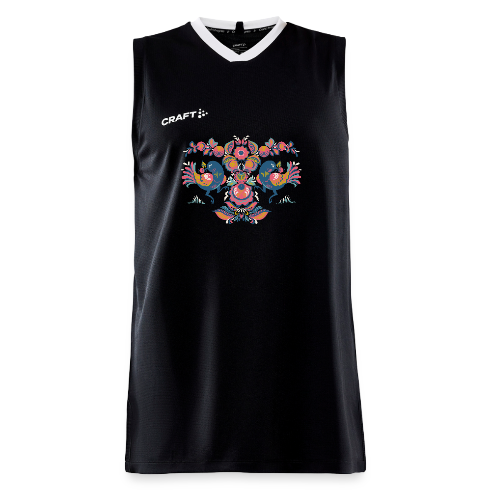 CRAFT Progress kinder-basketbalshirt - zwart