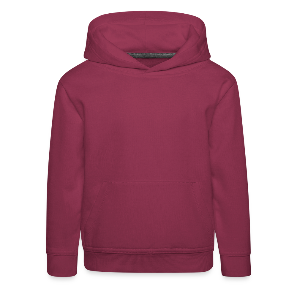 Kinderen trui Premium met capuchon - bordeaux