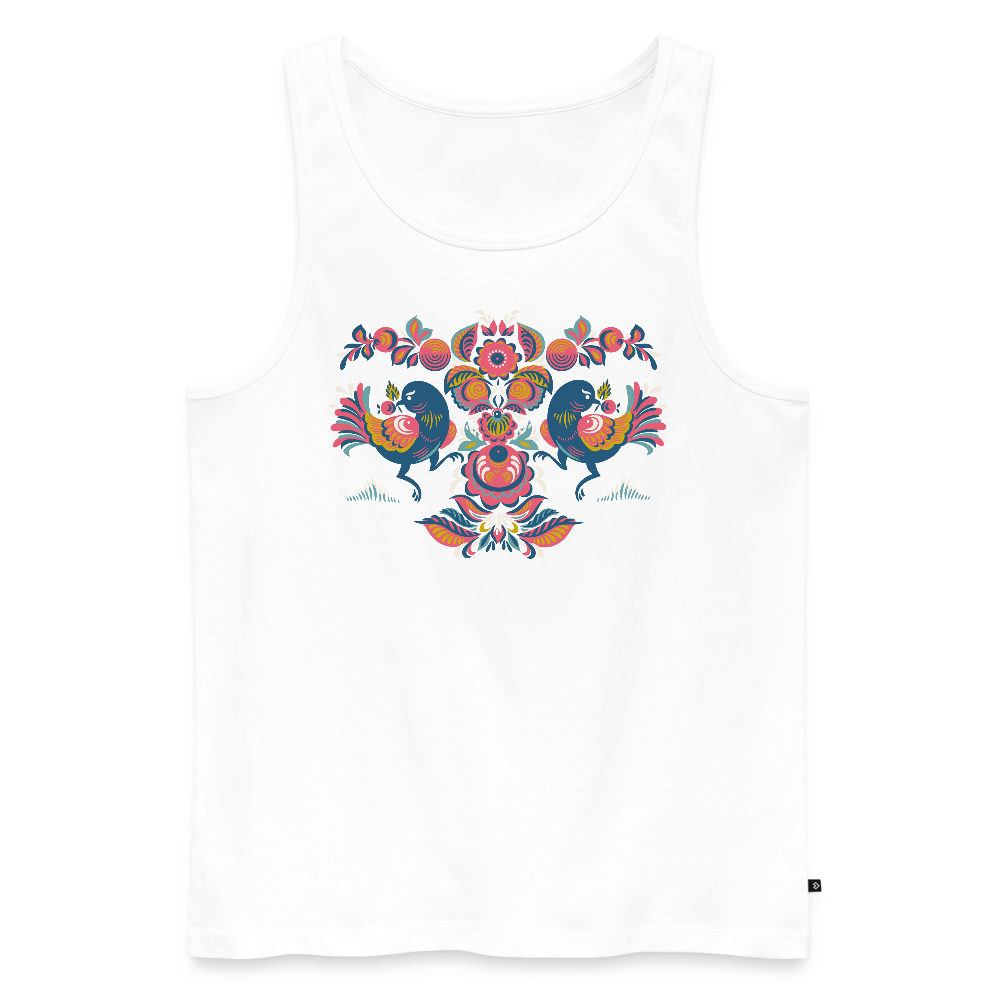 Mannen Premium tank top - wit