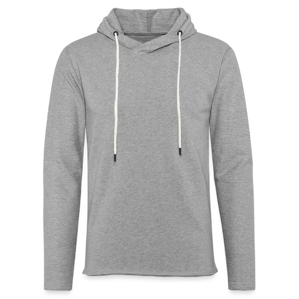 Lichte hoodie unisex - grijs gemêleerd