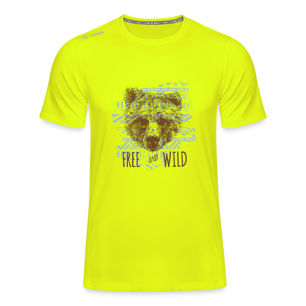 JAKO Mannen T-shirt Run 2.0 - neongeel