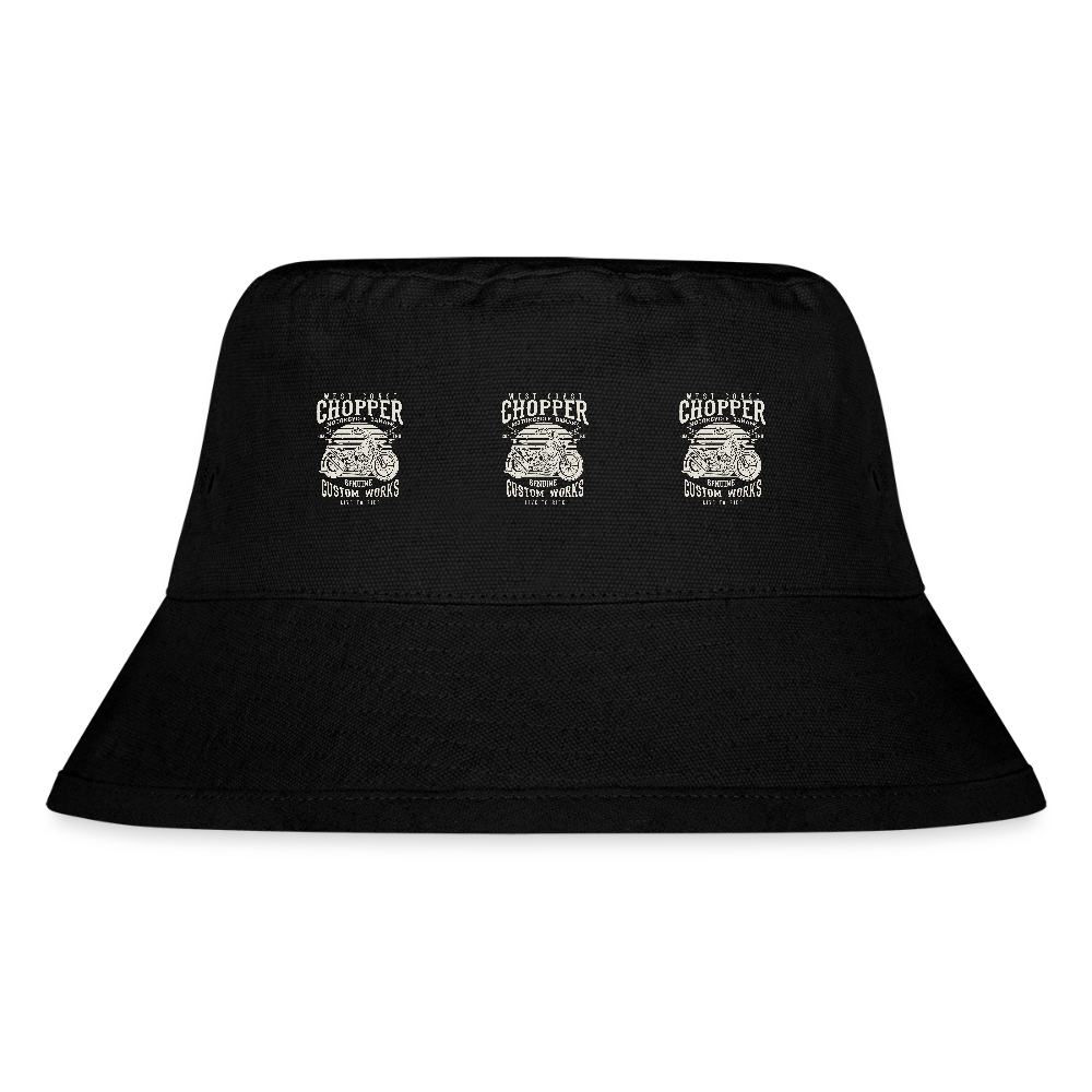 Stanley/Stella gerecyclede bucket hat - zwart
