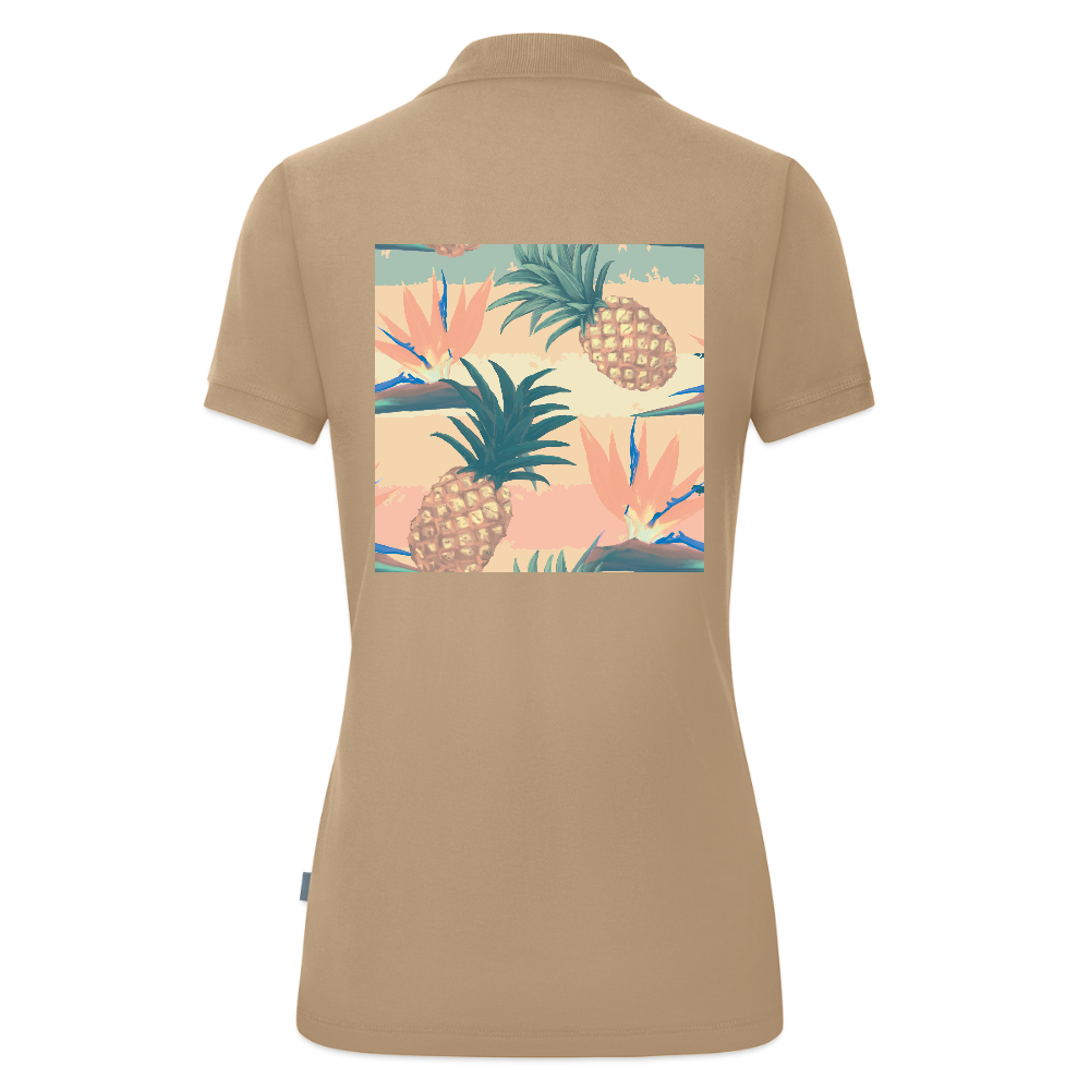 JAKO Vrouwen polo Organic - beige