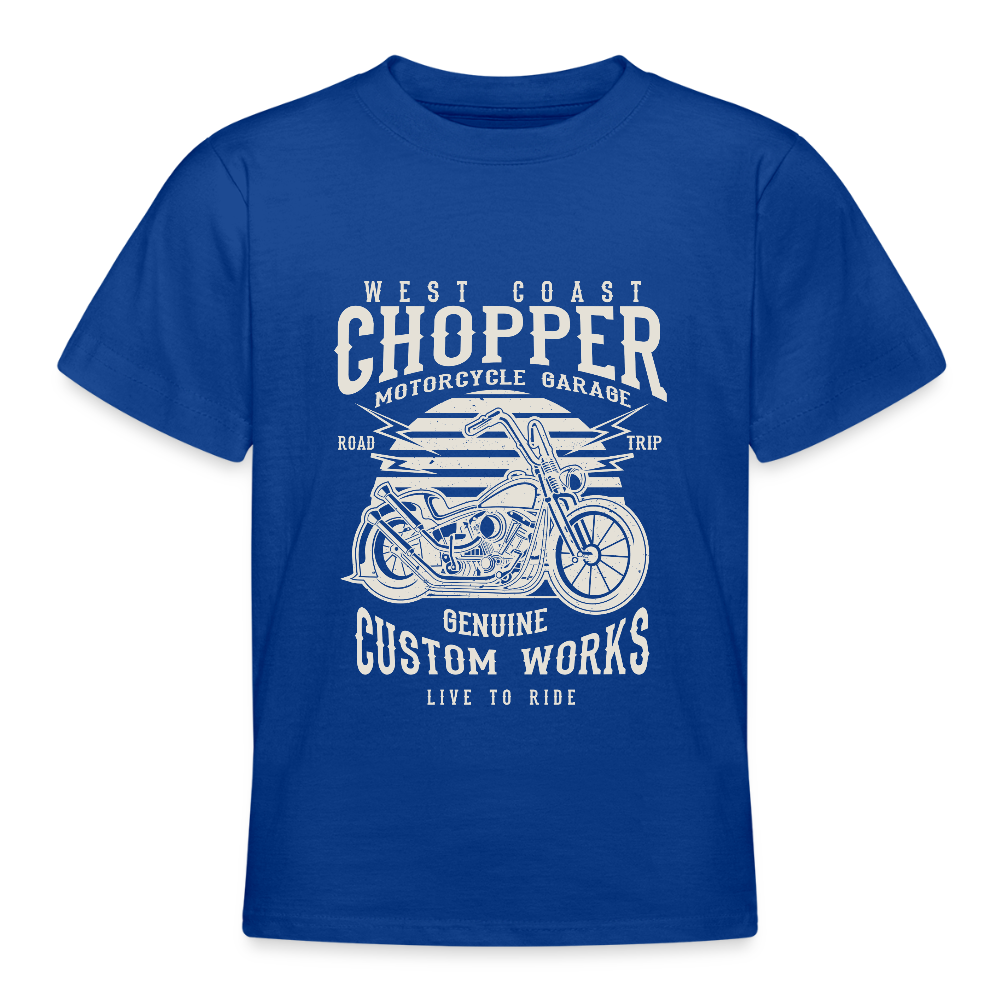 Teenager T-shirt - koningsblauw