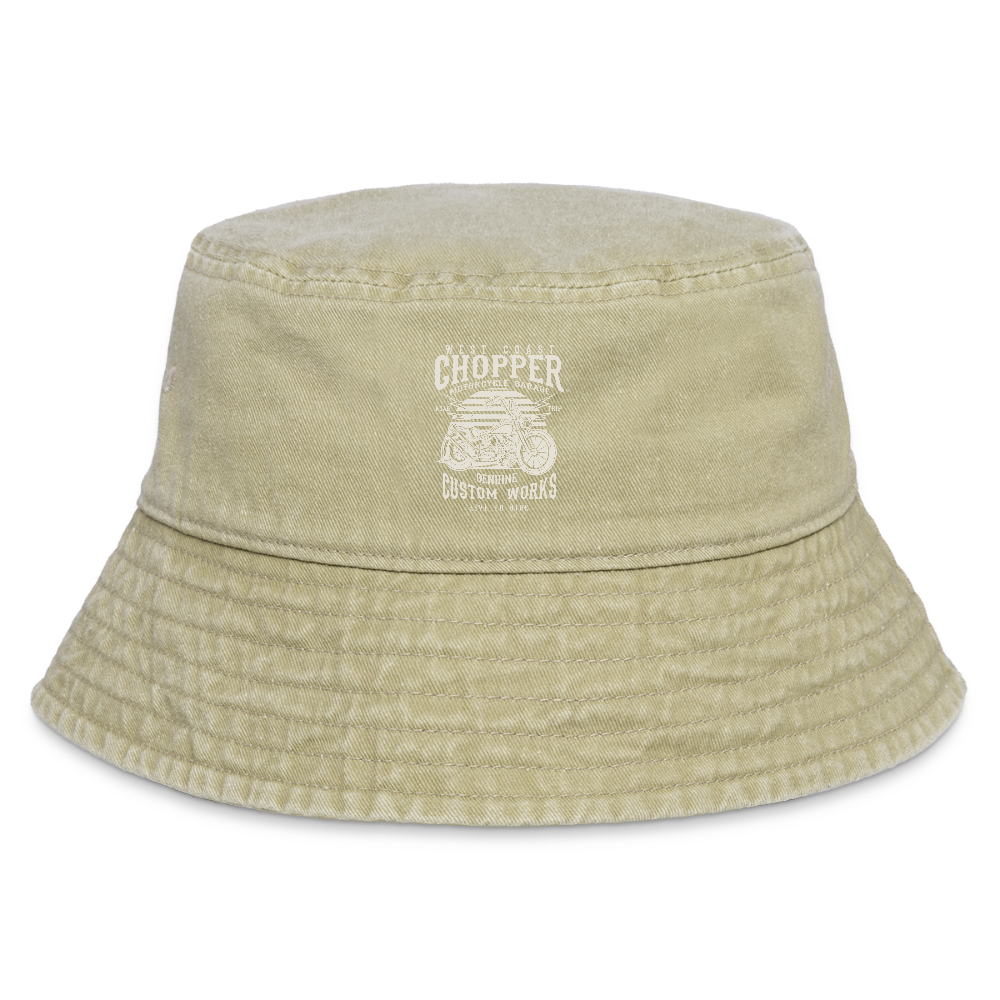 Vintage vissershoed - vintage beige