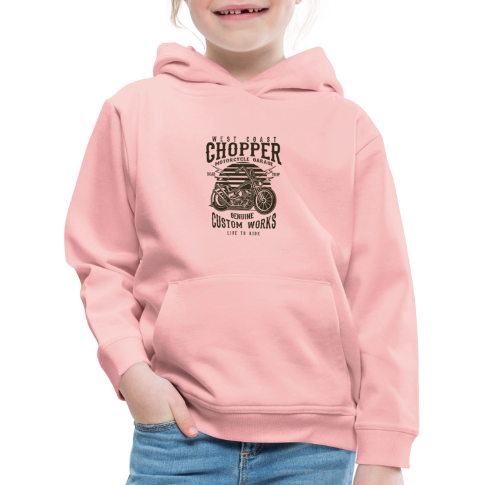 Kinderen trui Premium met capuchon - kristalroze