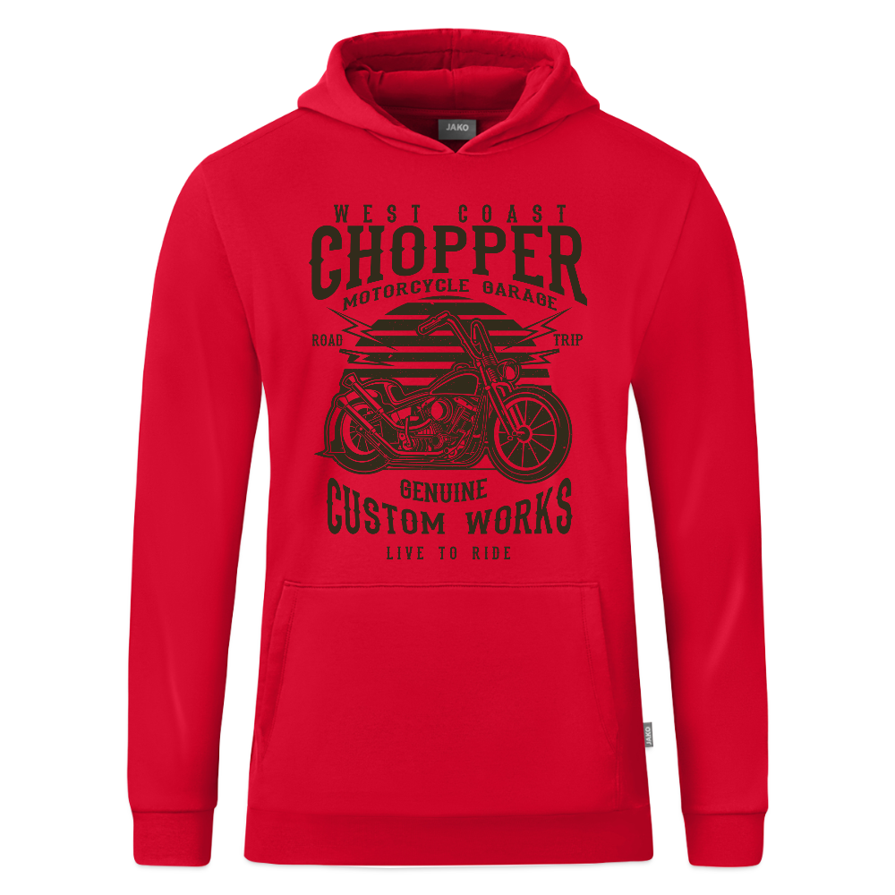 JAKO Kinderhoodie Organic - rood