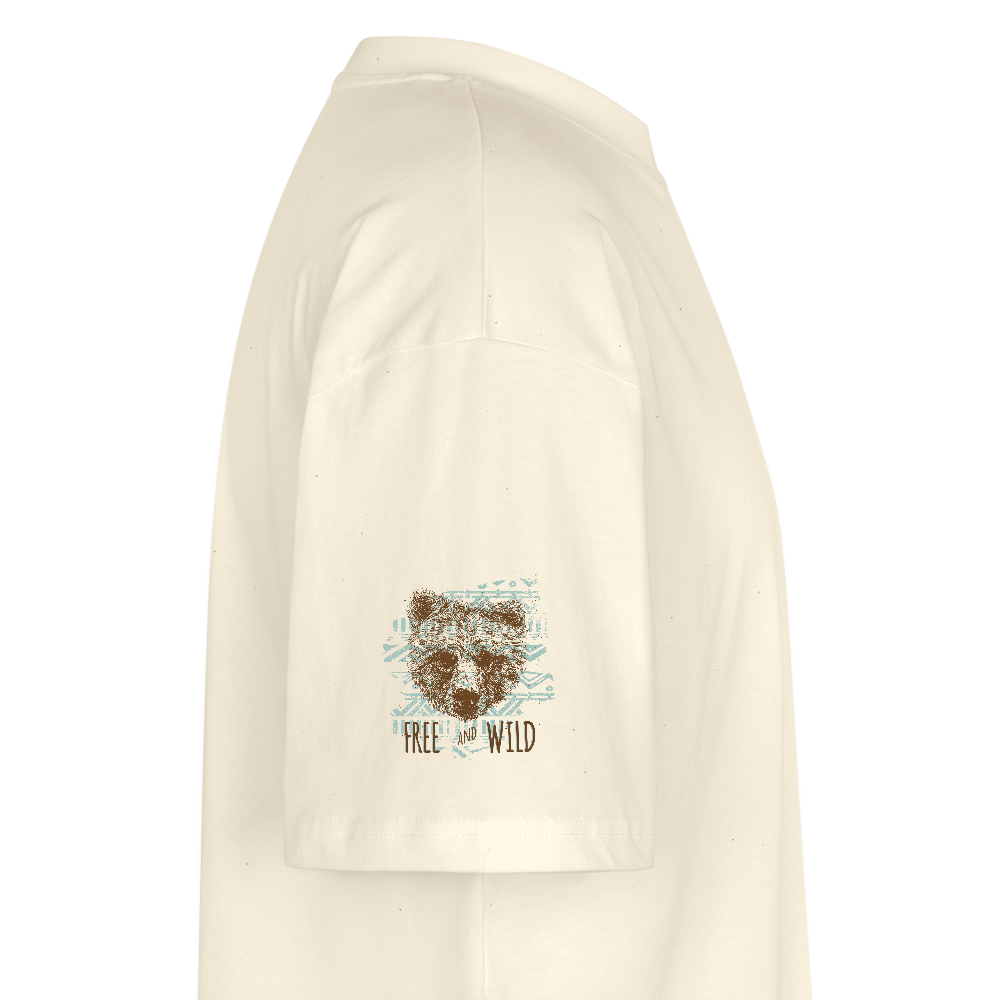 Stanley/Stella Uniseks oversized bio T-shirt Blaster - witgrijs