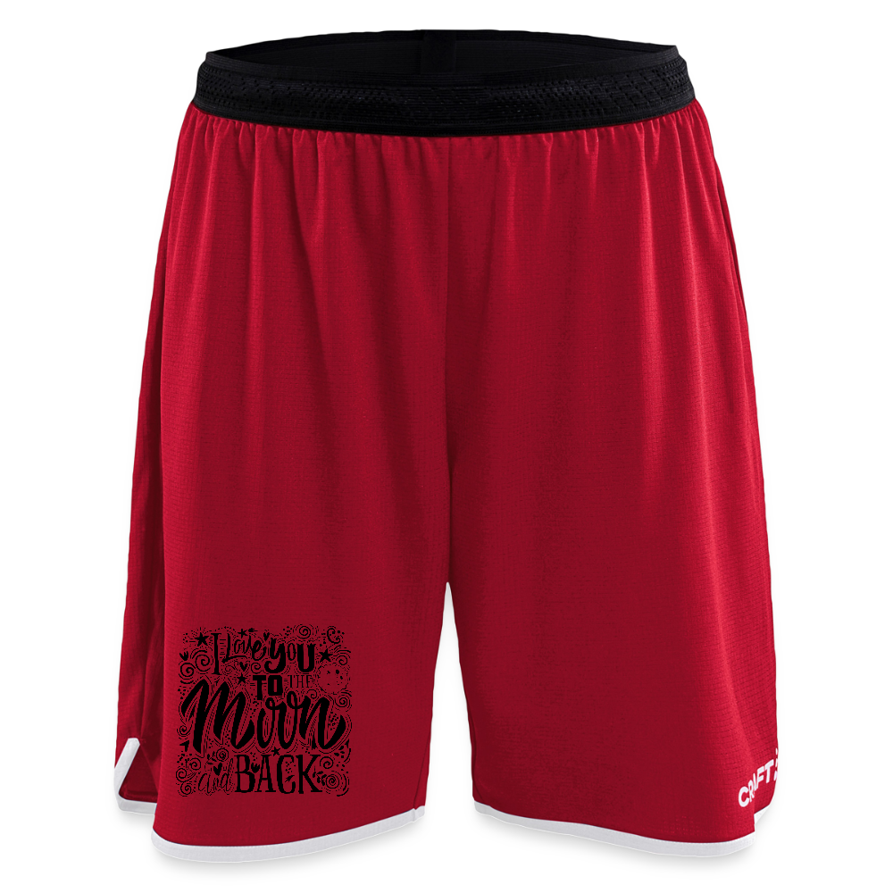 CRAFT Progress vrouwen basketbalshorts - donkerrood