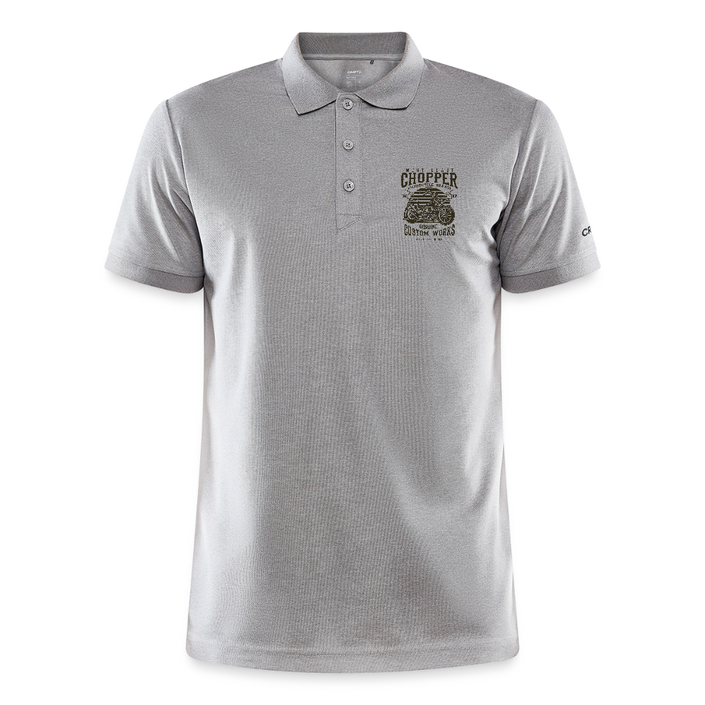 CRAFT Core Unify polo - grijs gemêleerd