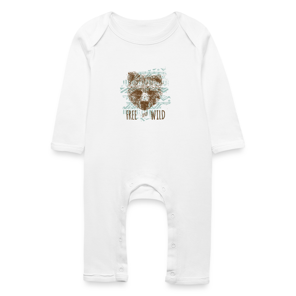 Baby bio kruippakje - wit
