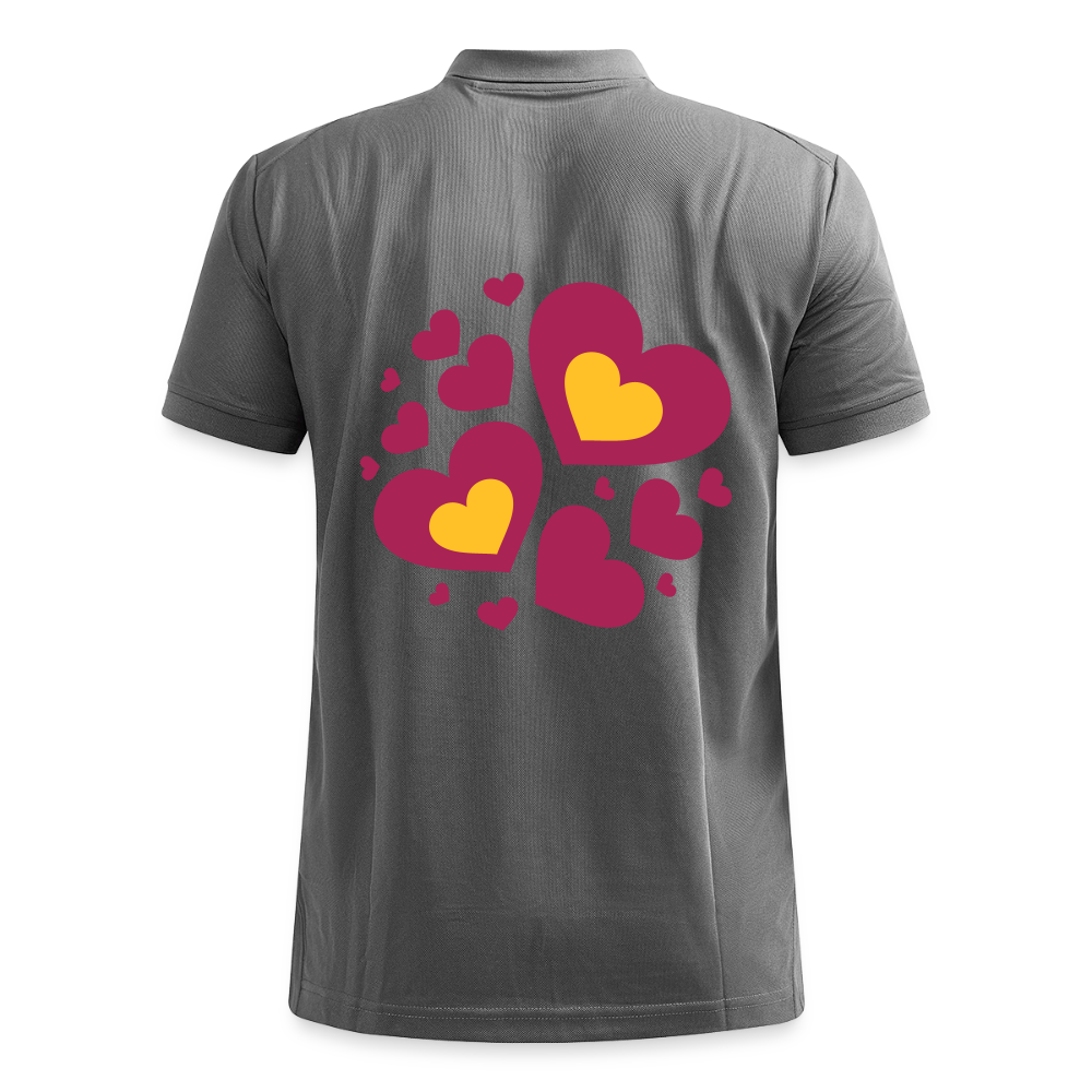 CRAFT Core Unify polo - donkergrijs gemêleerd