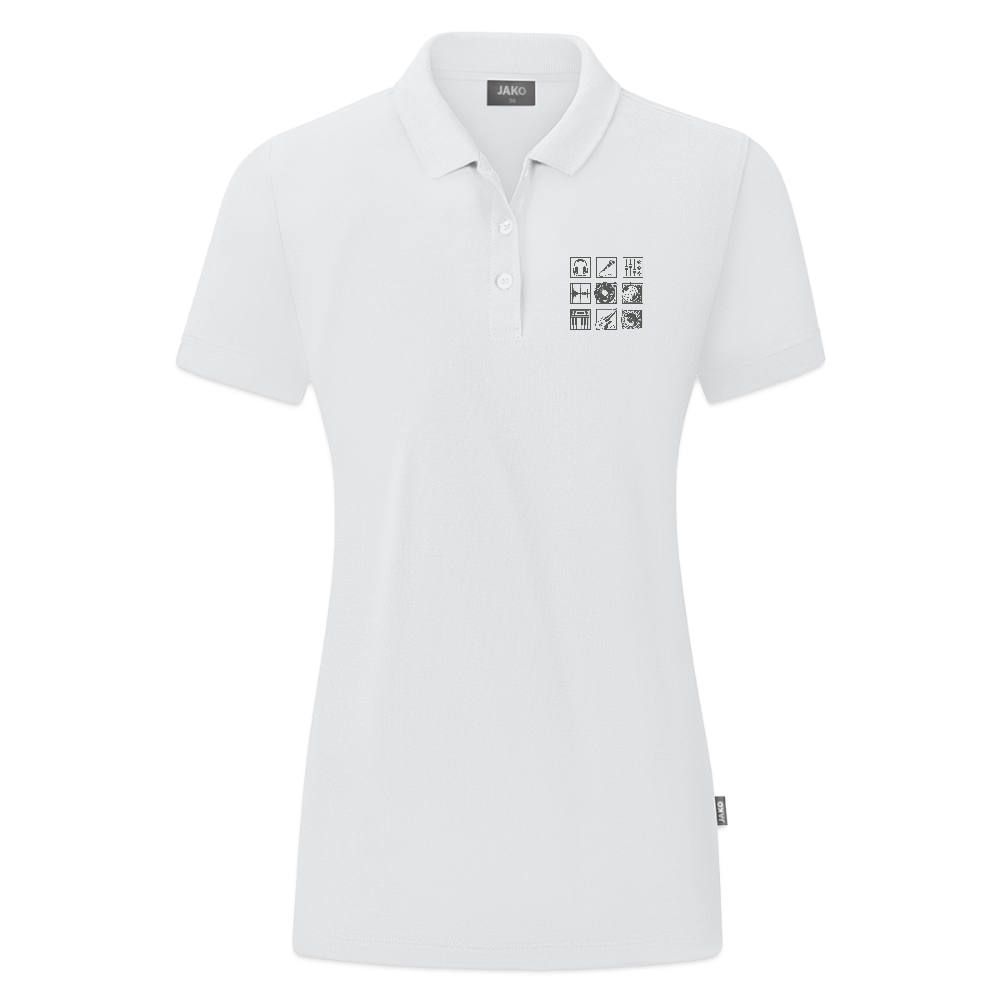JAKO Vrouwen polo Organic - wit