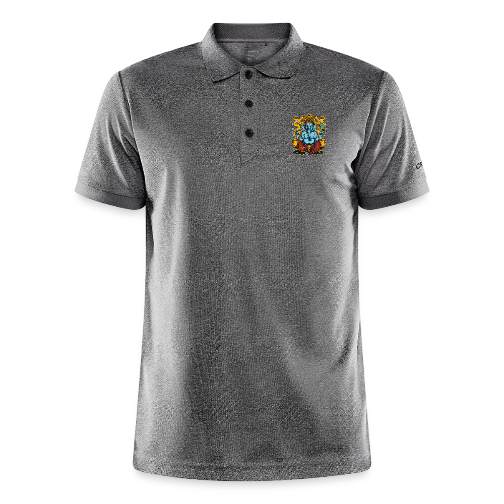 CRAFT Core Unify polo - donkergrijs gemêleerd