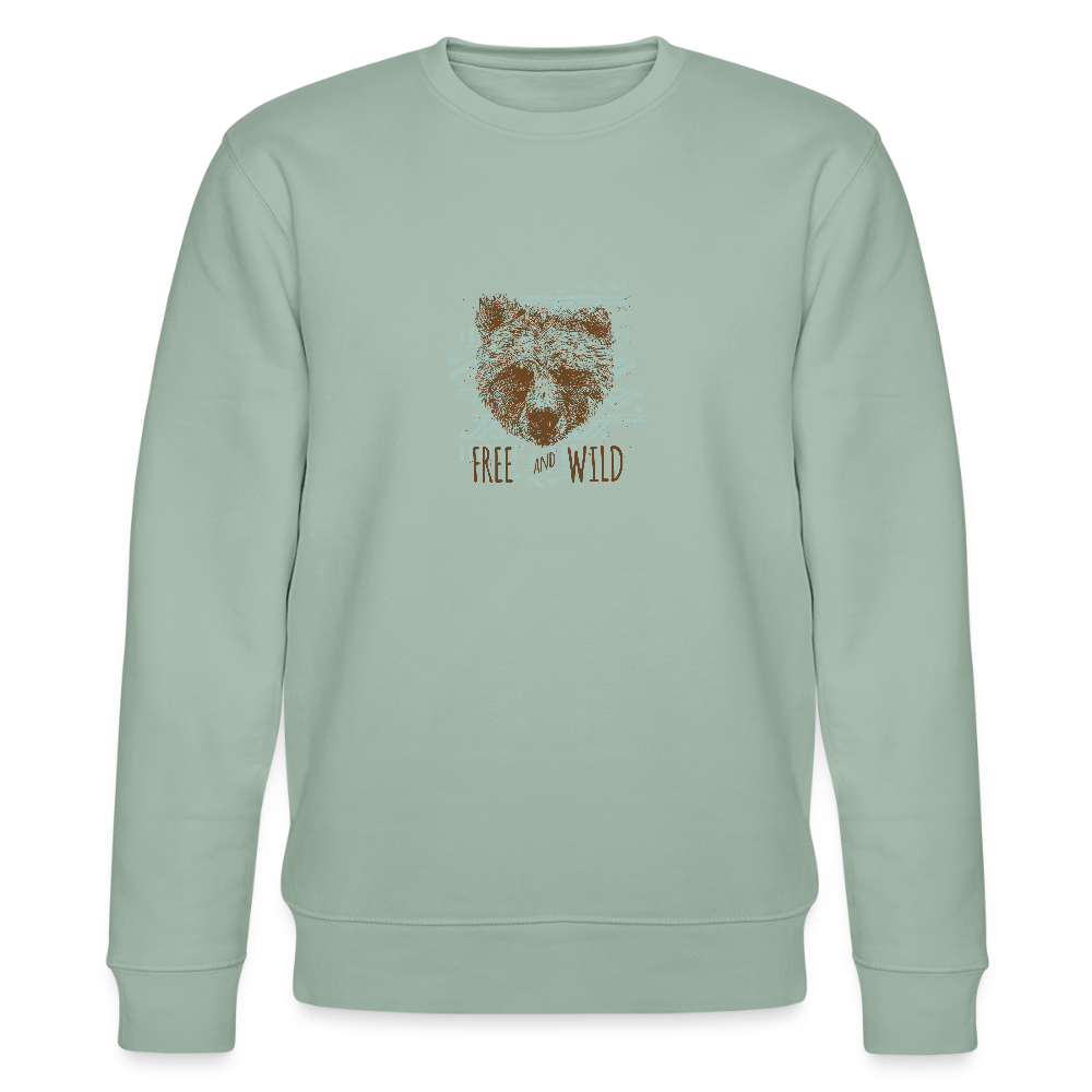 Stanley/Stella Uniseks bio-sweatshirt CHANGER - licht grijsgroen