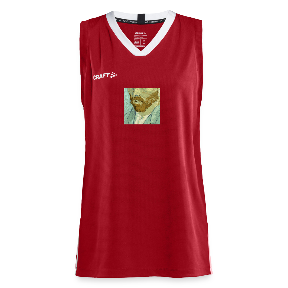CRAFT Progress vrouwen basketbalshirt - donkerrood