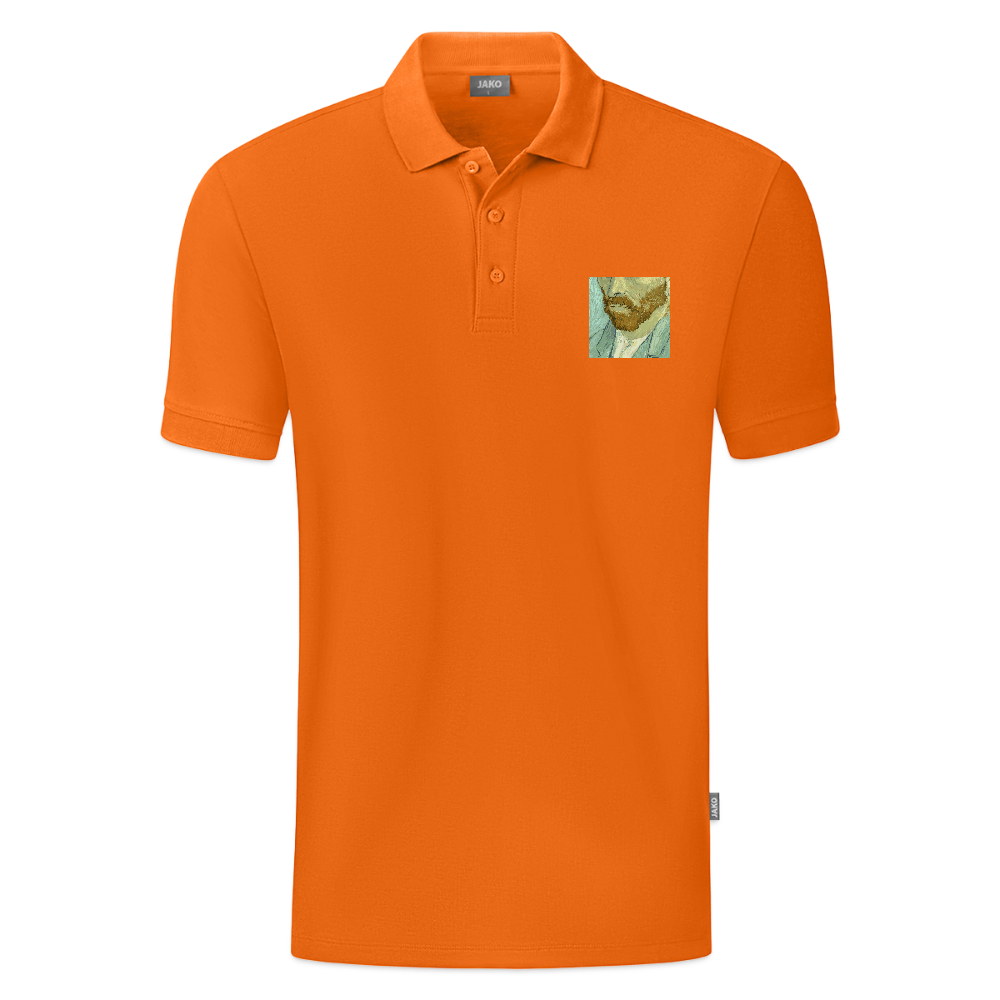 JAKO Mannen Polo Organic - neonoranje